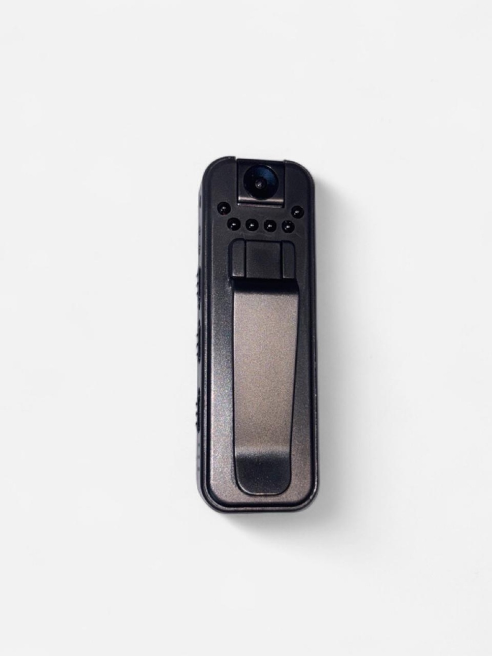 Compact Black Clip-On Camera Recorder
